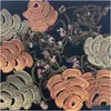 チェーントルコのoya cloghet葉が天然石で葉のネックレス本物の手作りの手作りボーホージュエリードロップ配達ネックレスp dhqsv