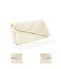 Evening Bags Solid Elegant Wedding Bride Pouch For Women Envelope Purse Party Shoulder Small Handbags Formal Clutch