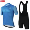 Ensembles de course d'été 2024 Salexo Jersey cycliste ensemble Vêtements à vélo pour hommes respirants à manches courtes à manches courtes à manches courte à manches courte de vélo 19d