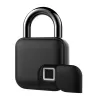 Lock Tuya Fingerprint Padlock Waterproof Keyless Bag Luggage Lock USB Rechargeable Bluetoothcompatible for Door Suitcase Backpack