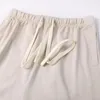 Shorts masculinos algodão de algodão macio de ginástica casual esportiva de ginástica calça curta