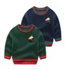 Marchjune Nouveau automne d'hiver Boys Pull Couleur solide Enfants Tricots Boys Boys Pullor Pull Sweater Kids Fashion Sweterwear Baby Swe2589104