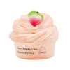 زبدة DIY Slime Fruit Kit Soft Nonglicy Cloud Toy Kids Gift Gift Righting Pressure Education Rainbow 60ml 240325