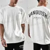 T-shirt maschile Summer Men Fashion Cotton Thirt Vanquish Tops TS Male Casual Y2K O-Neck Women Women Short Slve Harajuku Strtwear T240408