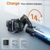 Гимбалс Hohem Isteady Pro 4 3 -й 3 -я портативный стабилизатор Gimbal для GoPro 11 10 9 8 7 6 5 DJI OSMO Insta360 One R Action Camera Camera Cam