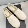 Высококачественная повседневная обувь Espadrill Outdoor Travel Loafer Loafer Luxury Designer Summer Beach Flat Frater Shoe Walk