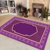 Huishoudelijke aanbidding Gebedsmat met kristal fluweel bedrukte etnische stijl opvouwbare en draagbare knielend deken moslimgebed 240424