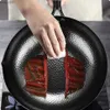 Padelle 28 cm di ferro di alto grado wok pentola non rivestita pentola per frigorifera a gas a gas a gas per cucina a gas a gas a gas per cucina a gas a gas adatto per cucina per cucina 2403