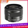 Accessoires Canon 1545 mm Lens Canon EFM 1545mm f / 3,56.3 est lentille STM pour la caméra Canon M1 M2 M3 M5 M6 M6 M50 M50
