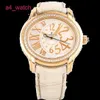 AP Tourbillon Watch Watch Millennium Series Automatic Machinery Women's 18k Rose Gold Diamond Luxury Watch Business Business Swiss Watch 77301or.zz.d015cr.01