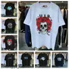 Designer Mens T-shirt Street Wear Mode Summer MIRS MIRS Couple T-shirt Splash Ink Letter Imprimé Couc-Rond à manches décontractées décontractées