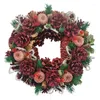 Декоративные цветы r2jc рождественские искусственные сочетанные венки с венок для страза