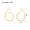 Stud Earrings Simple Fashion Gold Color Statement Big Geometric For Women Earring Boho Jewelry Wholesale