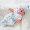 Poupée de bébé réaliste avec corps doux et bras de vinyle et jambes, belle poupée de bébé douce de beaux vêtements
