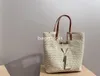 Stume da spalla da design vintage Borsa da viaggio da donna Borsa da viaggio Vecchio Floro Bagna stampata Stampato Borsa Oro Casual Gold Sagna Made di paglia