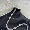 Designer di lusso abiti casual da donna in stile fragranza celebrità nera abito senza maniche diamantato nuovo abito corto francese per l'estate