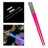 Pauzinhos iluminam led lump glower chop bastes bastões reutilizáveis Sushi Lightup Sabres de pauzinho de 1 pares