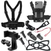 Tillbehör Bröstband Telefonhållare 360 ​​Roterande monteringsbälte för GoPro Hero 10 9 8 DJI Body Harness Universal Action Camera Accessories