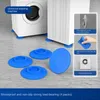 Банные коврики 4pcs/Set Rubber Washer Machine Shockper-Pad Полезная эластичность без скольжения безмолвные колодки универсальные инструменты уменьшить звуки инструменты