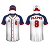 6WTD 남성용 폴로 최고의 품질 새로운 디자인 승화 야구 저지 스타일 셔츠 맞춤 번호 디지털 인쇄 유니스시시스 빈티지 야구 스포츠웨어