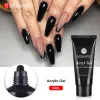 Gel mshare acrilico gel nero nero da 60 ml builder cristallo gel bocce un chiodo builder estensione per unghie UV