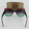10 -stcs klassiekers mode zonnebril mannen zonnebril vrouwen rood pc frame zwarte lens brillen broeding UV400 gradiëntlens