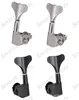 Zestaw Chrome Black Electric Bass Guitar Tuning Pegs Tuners Maszyna Maszyna Tuning Buttons Guitar Accessories1926243