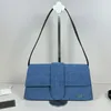 Nyheter blå trasa kvinnor väska topp designer axel väska kvinnor handväskor mode lyxhandväska handväska crossbody väska på plånbok koppling väska