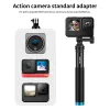 Gimbal Telesina extensível portátil Selfie Stick Stick Aluminium Loy Telescópio Pólo para GoPro Hero 11 10 9 8 7 Insta360 DJI OSMO Ação 2 3