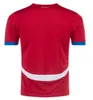 Maglie di calcio Repubblica Ceca Svizzera Svizzera in casa 24 Austria Red Blue White 2024 2025 Iceland Sports Football Shirts Sports Serbia Camisola Euro Cup Kolarov