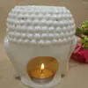 Ljushållare Buddha Head Aromatic Oil Burner Ceramic Lamp Aroma Furnace Home Decor Rökelse