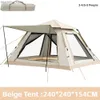 Tents and Shelters 5-8 Person Pop Cloud Up 2 Tent for Camping Outdoor Dome Tent Automatic Easy Setup Waterproof Family Tent Hiking Backpacking L48