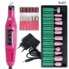 Drills Electric Nail Drill Machine Set 20000RPM Apparatus For Manicure Milling Cutter Removing Gel Polish Pedicure Tools Kit HBS011P1