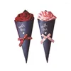 Geschenkverpackung kreativer Eis Cream Candy Bag Box Europäischer Hochzeitsblumenkegel