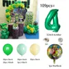 109pcs plantes vs zombies latex ballon dessin animé mignon jeu créatif festival de fête d'anniversaire célèbre la décoration 240328