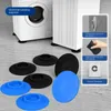 Банные коврики 4pcs/Set Rubber Washer Machine Shockper-Pad Полезная эластичность без скольжения безмолвные колодки универсальные инструменты уменьшить звуки инструменты