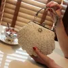 Shell Perle Rhinestone Dinner Bride Robe Banquet Diagonal Small Sac Cocktail Handbag Embrayage Embrayage Purse 240329