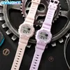 Нарученные часы Snyoke Digital Watches Lady Sports Luminous Multifunction Водонепроницаемые хроновые наручные часы на открытом воздухе для девушек Студент Студент Студент