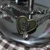 Colliers pendants boutons en métal vintage Love Heart Choker Collier Fomen Charm Cool Harajuku bijoux de mode punk ACCESSORIK36