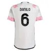 2024 Juve voetbaltruien Juventu Kids Football Kit 2024 Nieuwe Pogba Bonucci voetbaljersey Kit Di Maria Uniform Kostic Fagioli Danilo Maglie Da Calcio Top Jersey