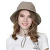 Outfly Oval Womens Summer UV Protection Sun Hat Hat Hat Solid Kolor Polyester Szybki suszący na świeżym powietrzu kapelusz podróżny 240325