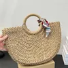 Designer mode luxe strandtassen dames vrijetijds veelzijdige hot verkopende items in 2024 hoogwaardige vrouwelijke handtassen geweven tas