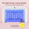 Séchoirs nouveaux lampes à ongles 288W avec oreiller à main LED UV Séchage à ongles Séchoir à main Porte-oreiller Highpower Strying à ongles Lampe à pâtisserie