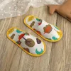 Slipper Cartoon Owl Cat Children Disponibla Slippers Hotel Travel Soft Boys Girls Slipper Animals Cotton Home Guest Party Barnskor 2448