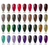 Liquides 10g / pot en gros poudre de ongles acryliques 90 couleurs plongeant la collection de poudre en acrylique 10/30/50/60 PCS POUDRE ARRT DE NOI