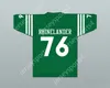 Custom Mike Webster 76 Rhinelander High School Hodags Green Football Jersey 2 Top Shiteed S-6xl