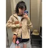 hoodie Early Autumn New Youth Vitality Leather Brand Design Front Short Back Long Hat Shirt Coat