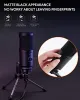 Microphones Metal Condenser Recording Microphone pour ordinateur portable Mac ou Windows Cardiod Studio Recording Voix, Voice Overs, diffusion en streaming