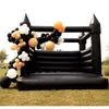 wholesale 13.2x13.2FT full PVC Wedding Bouncy Castle Inflatable Jumping Bed Bounce House jumper white bouncer house For Fun kids toys Inside Outdoor with blower 01