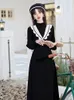 Casual Dresses Women Autumn-Winter Sweater Dress Hepburn Style Sticked skarvad college ullkväll Vestido Largo Elegante Para Fiesta